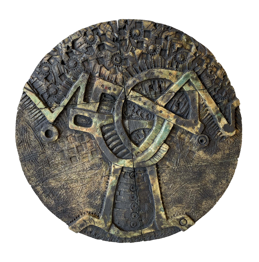 MANUEL MIGUEL_SERIE _MENTALIDADES FUTURISTAS__CERÁMICA ALTA TEMP._52 CM_2025_�24_85 copy